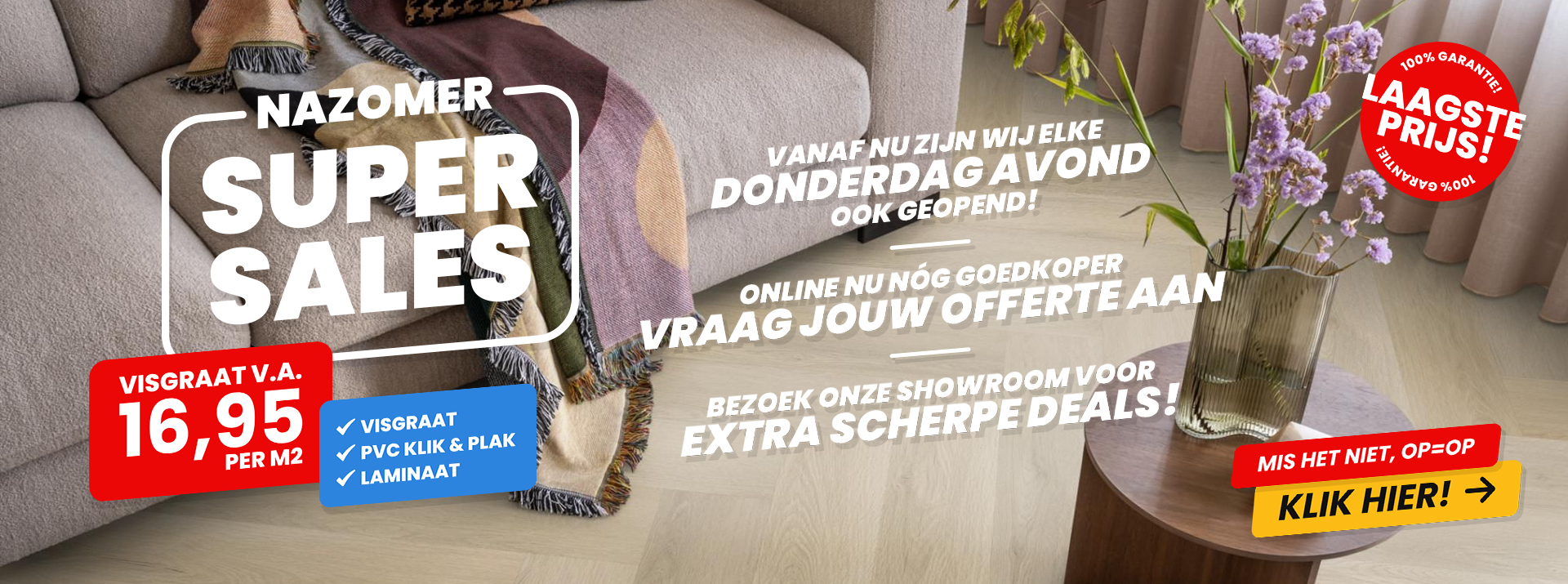 Nazomer Super Sale